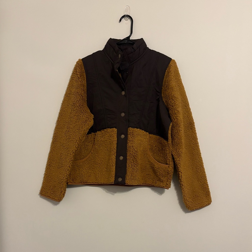 Brown sherpa jacket